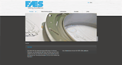 Desktop Screenshot of faes.com