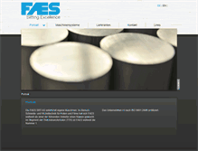 Tablet Screenshot of faes.com